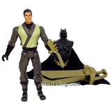 Year 2008 DC Comics The Dark Knight Series 5 Inch Tall Figure - BRUCE TO NINJA BATMAN with Costume, Gauntlet Machete and Fan Blade