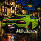 Quest Electro Graphix Got Boost? #2471 Light-Up License Plate 12V 7 Lighting Sequences Turbo Car