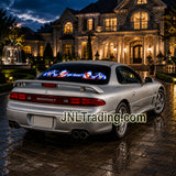 Quest Electro Graphix Exo-Mega got boost?  12V Light-Up Rear Window Decal 7 Lighting Sequences NOS
