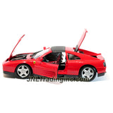 Maisto Special Edition Series 1:18 Scale Die Cast Car - Red Color Sports Car FERRARI 348ts with Display Base (Car Dimension: 9" x 4" x 3")