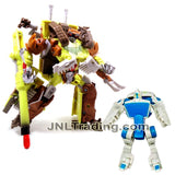 Year 2010 Transformers Hunt for the Decepticons Series 2 Pack Set - DESERT RUINS BRAWL with Deluxe BRAWL (Tank) & Legends JOLT (Chevy Volt)