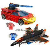 Year 2007 Transformers Cybertron Universe Series 2 Pack Deluxe Class 6 Inch Tall Figure Set - OPPOSITE ATTACK - EXCELLION vs THUNDERCRACKER