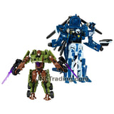 Year 2009 Transformers Movie Revenge of the Fallen Figure Set - MASTER OF METALLIKATO with Voyager AUTOBOT WHIRL and Deluxe DECEPTICON  BLUDGEON