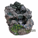 Amy & Addy 6 Inch Tall Cascading Waterfall Tabletop Fountain Rock Garden Indoor Home Décor 2428