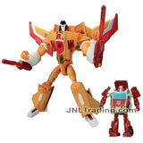 Year 2008 Transformers Animated Series Exclusive 2 Pack Figure Set - Voyager Class Decepticon SUNSTORM with Activators Class Autobot RATCHET
