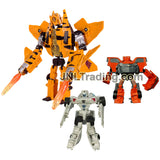 Year 2009 Transformers Revenge of the Fallen Figure Set - THE FURY OF FEARSWOOP with Deluxe Class Fearswoop Plus Legend Class Sideswipe and Mudflap