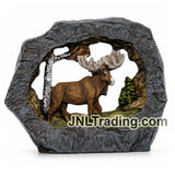 Regal Elites 4-Inch Bull Moose Rock Arch Resin Figurine Rustic Woodland Cabin Home Decor 7-348/01