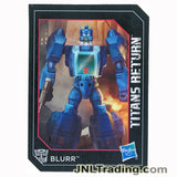 Year 2015 Transformers Titans Return Series Deluxe Class 5.5 Inch Tall Figure - HYPERFIRE and BLURR with Shield, Blaster and Card (Hovercar)