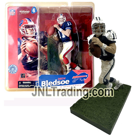 Year 2003 McFarlane's Sportpicks NFL Football 7 Inch Player Figure - Quarterback DREW BLEDSOE in Buffalo Bills Uniforms