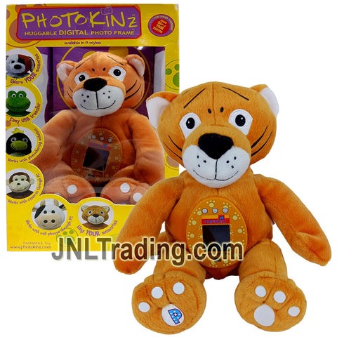 Year 2007 Photokinz Huggable 9 Inch Tall Digital Photo Frame - ROCKET the Tiger