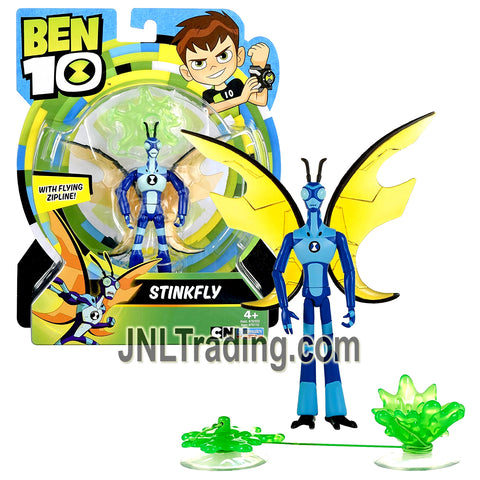 Year 2017 Cartoon Network Ben 10 Series 4.5 Inch Tall Figure - STINKFLY with Zipline