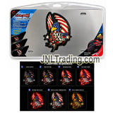 Quest Electro Graphix United We Stand 2475 Light-Up License Plate 12V 7 Lighting Sequences Patriotic Eagle