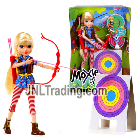 MGA Moxie Girlz Bow and Arrow Series 10 Inch Doll - AVERY with Bow, Arrows, Quiver, Trophy and Target