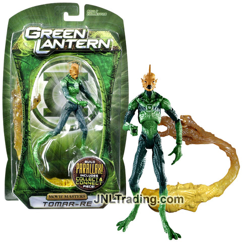 Year 2010 DC Movie Masters Series Green Lantern 6 Inch Tall Action Figure : TOMAR-RE with Display Stand and Build Parallax Piece