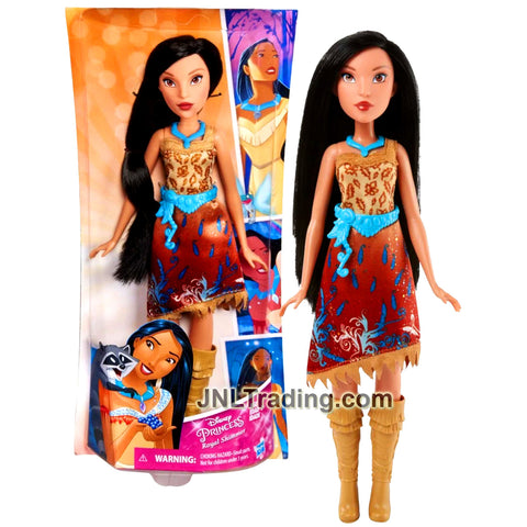 Year 2016 Disney Princess Royal Shimmer Series 11 Inch Doll - POCAHONTAS with Belt and Necklace