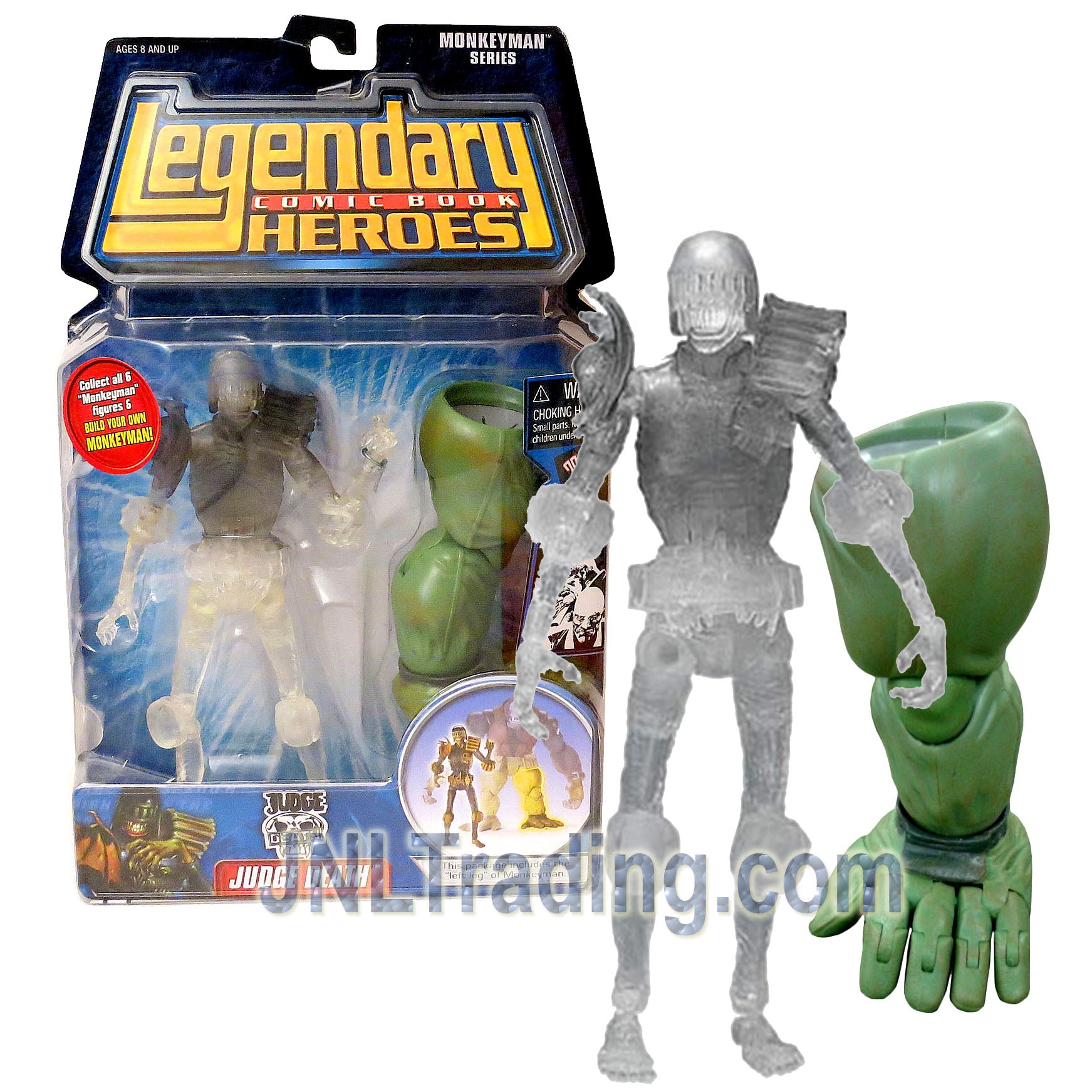 Year 2007 Comic Book Legendary Heroes Monkeyman Series 7