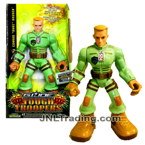 Year 2009 GI JOE Tough Troopers Series 11 Inch Electronic Figure - CONRAD DUKE HAUSER with Power Punch Battle Action, Sounds and Light