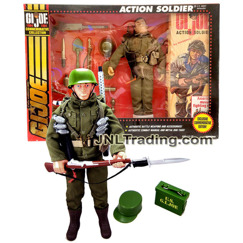 Year 1994 GI JOE Commemorative Collection (1964-1994) Series 12 Inch Figure - U.S. Army Infantry Hispanic ACTION SOLDIER with Accessories