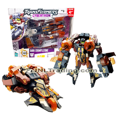 Year 2005 Transformers Cybertron Series Voyager Class 8 Inch Tall Figure - DARK CRUMPLEZONE with Sounds, Shell Launchers and Cyber Key (Race Car)