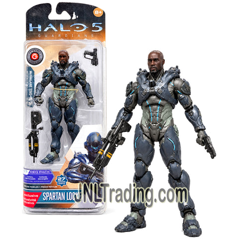 Year 2015 McFarlane Toys Halo 5 Guardians GameStop Exclusive 5 Inch Action Figure - SPARTAN LOCKE with Rifle and Pistol