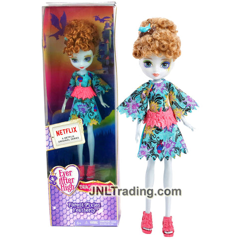 Year 2015 Ever After High Dragon Games Series 8 Inch Doll - Forest Pixies FEATHERLY (DHF99)