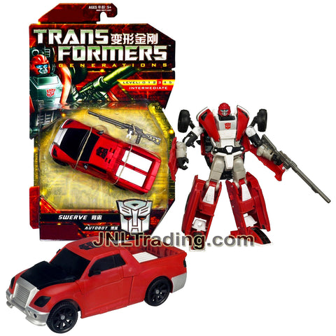 Year 2011 Hasbro Transformers Generations Series Deluxe Class 6" Tall Figure - Autobot SWERVE with Exhaust Pipe that Change to Blaster (Vehicle Mode: Pick-Up)