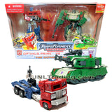 Year 2007 Transformers Universe Series 2 Pack Deluxe Class 6 Inch Tall Figure Set - THE ULTIMATE BATTLE - OPTIMUS PRIME (Truck) Vs MEGATRON (Tank)