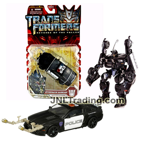 Year 2009 Transformers Revenge of the Fallen Deluxe Class 6 Inch Figure - INTERROGATOR BARRICADE with Probe Arms (Saleen S281 Mustang Police Car)