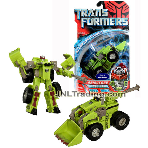 Year 2007 Transformers Movie All Spark Power Series Deluxe Class 6 Inch Tall Figure - GRINDCORE with Blaster (Front End Loader Tractor)