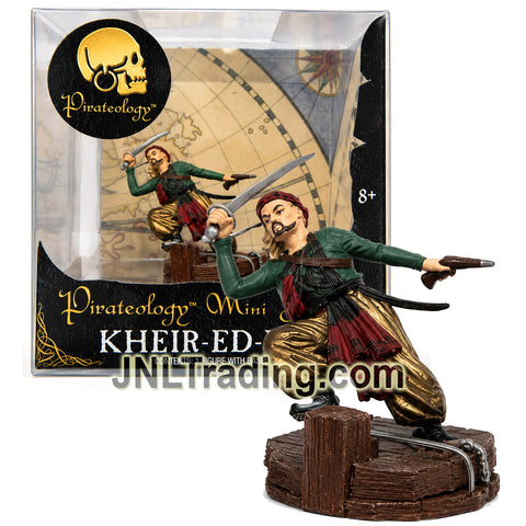 Year 2006 Pirateology 3 Inch Pirate Mini Figure : KHEIR-ED-DIN with Base