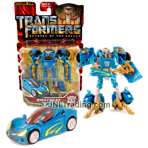 Year 2009 Transformers Revenge of the Fallen Movie Series Scout Class 4.5 Inch Tall Figure - Autobot NIGHTBEAT (Sports Car)