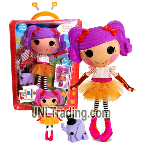 Lalaloopsy Sew Magical! Sew Cute! Limited Edition 12 Inch Tall Button Doll - PEANUT BIG TOP with Pet Elephant and Mini 3 Inch Doll