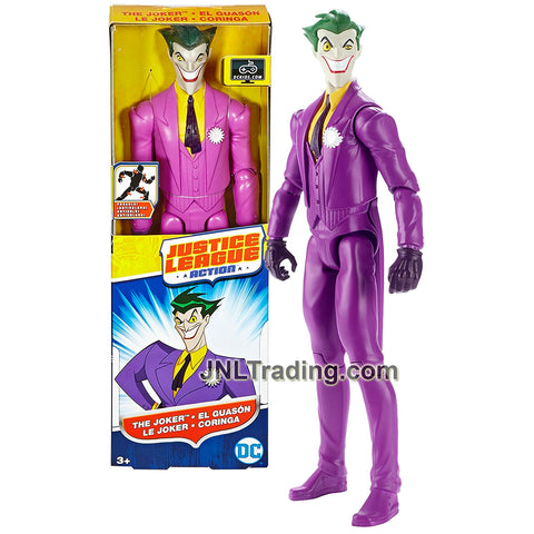 Year 2016 DC Comics Justice League Action Series 12 Inch Tall Figure - THE JOKER DWM52 with 11 Points of Articulation