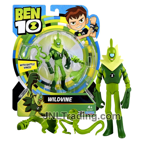 Year 2017 Cartoon Network Ben 10 Series 5 Inch Tall Figure - WILDVINE with Battle Vines