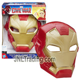 Year 2015 Marvel Captain America Civil War Series Electronic Gear - TECH FX IRON MAN MASK with Lights and Phrases