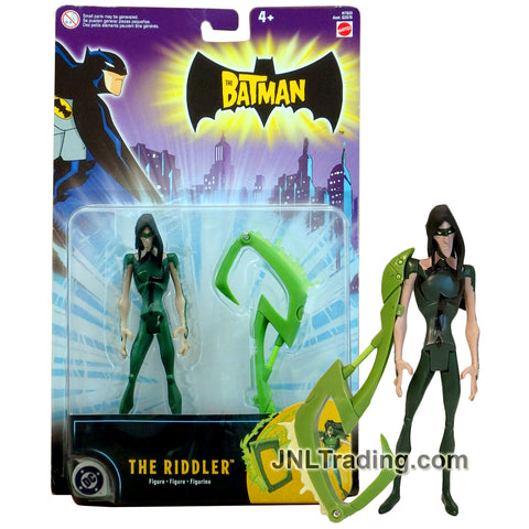 Year 2005 DC Comics The Batman Animated Series 5.5 Inch Tall Action Figure - THE RIDDLER with Energy Blade Weapon