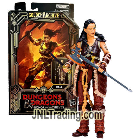 Year 2023 Dungeons and Dragons Honor Among Thieves Series 6 Inch Figure - HOLGA with Battle Axe and Dagger