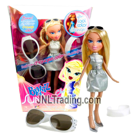 MGA Entertainment Bratz Sunkissed Series 10 Inch Doll - CLOE in Dress that Change Color in Sunlight & Sunglasses Plus Sunglasses & Bracelet for You