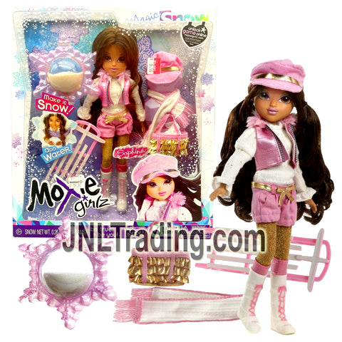 MGA Moxie Girlz Magic Snow Series 10 Inch Doll - SOPHINA with Hat, Purse, Sled, Scarf and Snow