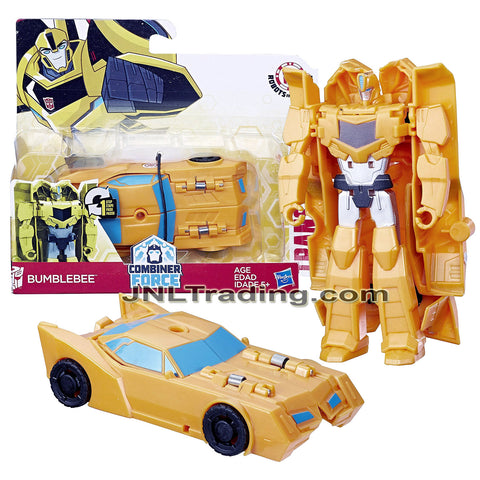Year 2016 Transformers Robots In Disguise Combiner Force 1 Step Changer 5 Inch Tall Figure - BUMBLEBEE (Sports Car)