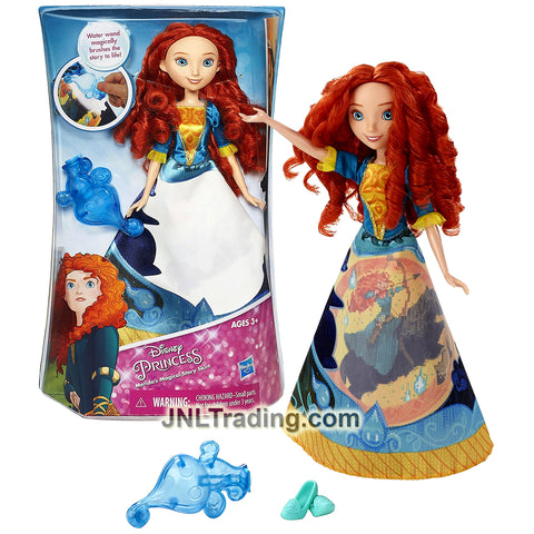 Year 2015 Disney Princess Series 12 Inch Doll - MERIDA'S MAGICAL STORY SKIRT with Water Wand