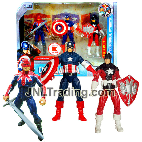 Year 2011 Marvel Captain America The First Avenger Pack Inch