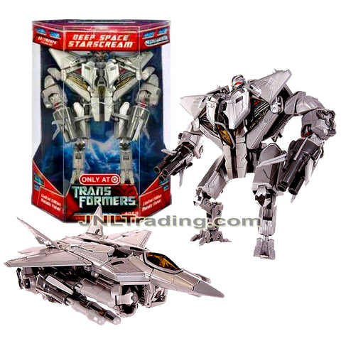 Year 2007 Hasbro Transformers 1st Movie Series Exclusive Voyager Class 7" Tall Figure - Deep Space STARSCREAM with Metallic Finish (Vehicle Mode: F-22 Raptor)