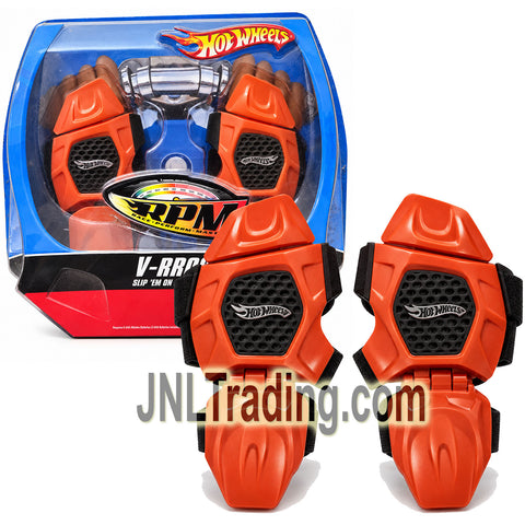 Year 2006 HW RPM Race Perform Master V-RROOM Wearable Racing Sound FX Toy : 2 Slip-On Wrist Covers with Engine Roars, Gear Shifting & Honking Horn