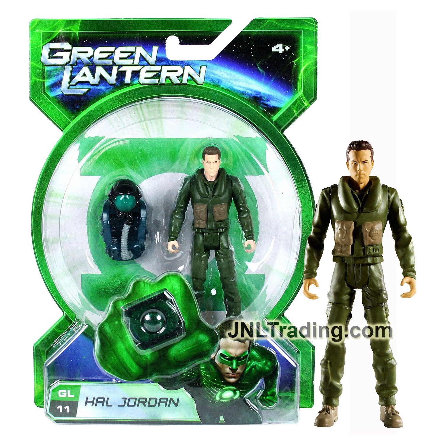 Year 2010 Green Lantern Movie Power Ring Series 4 Inch Tall
