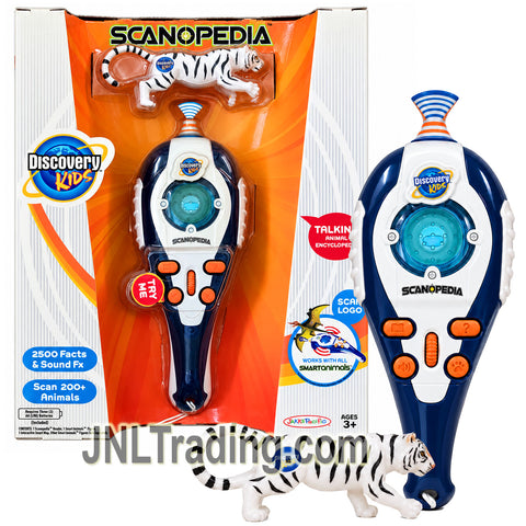 Year 2009 Discovery Kids Smart Animals Scanopedia Talking Animal Encyclopedia with White Bengal Tiger, Reader & Interactive Smart Map