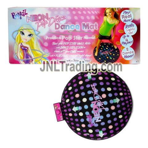 MGA Entertainment Bratz Neon Pop Divaz DANCE MAT with Lights and Music Plus 2 Dance Modes, 4 Anti Slip Pads and Instruction Manual