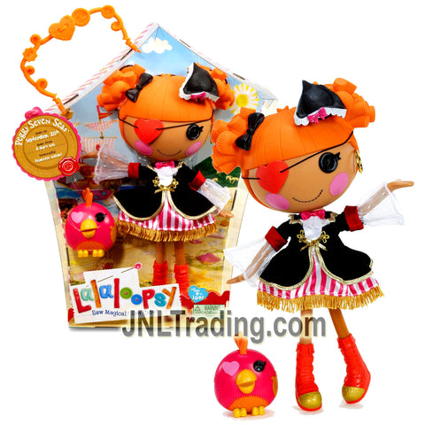 Lalaloopsy Sew Magical! Sew Cute! 12 Inch Tall Button Doll - PEGGY SEVEN SEAS with Pet One-Eyed Parrot
