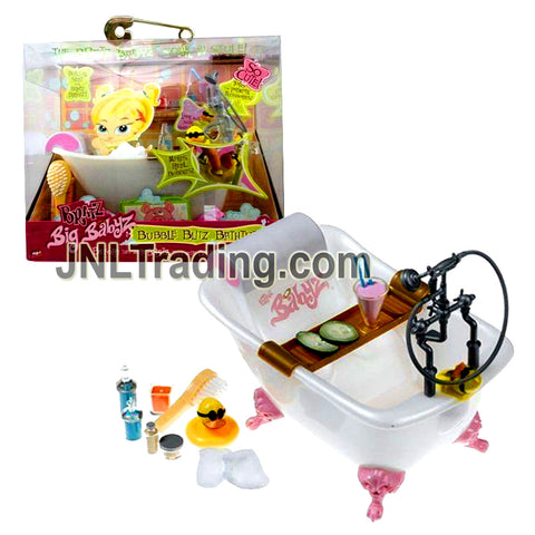 MGA Entertainment Bratz Big Babyz Series 13 Inch Doll Accessory - BUBBLE BLITZ BATHTUB with Ducky, Towel, Hairbush, Bath Tray & Lots of  Accessories