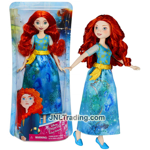 Year 2017 Disney Princess Royal Shimmer Series 12 Inch Doll - MERIDA B6447 from Brave with Belt